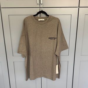 Essentials Taupe Short Sleeve Tee